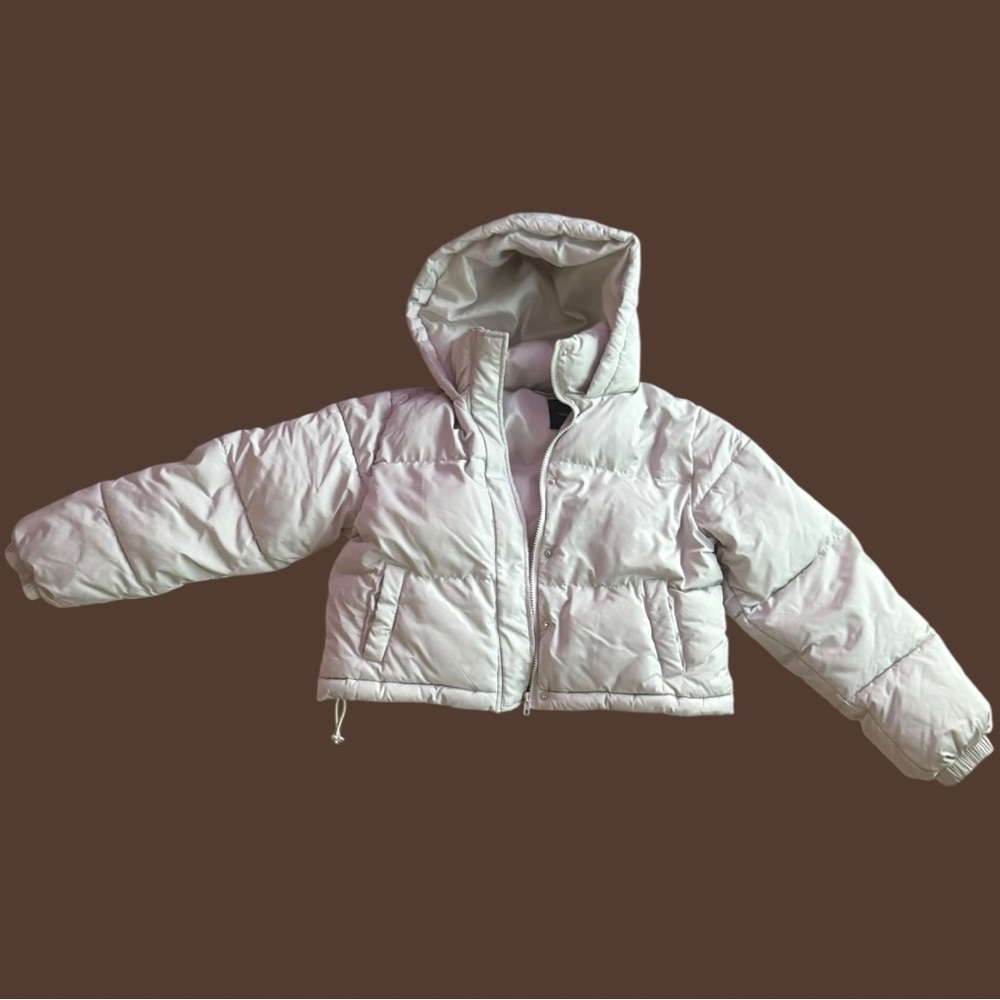 Forever 21 Off White Puffer Jacket - image 1
